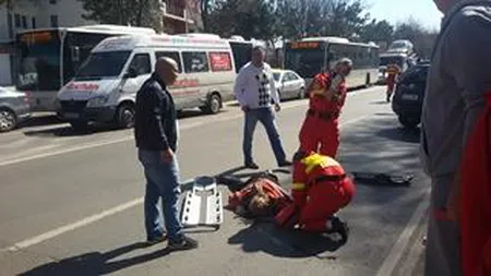 Accident grav într-o staţie RATB. Atenţie, imagini şocante!