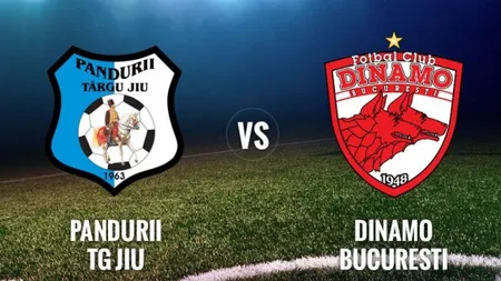 PANDURII - DINAMO 0-2 în etapa a 26-a din Liga I. 