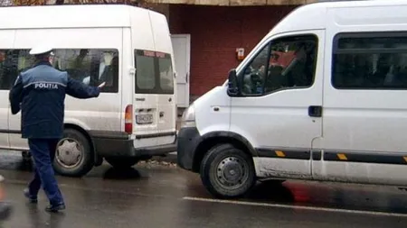 Razie de amploare la şoferii de microbuze din Ilfov
