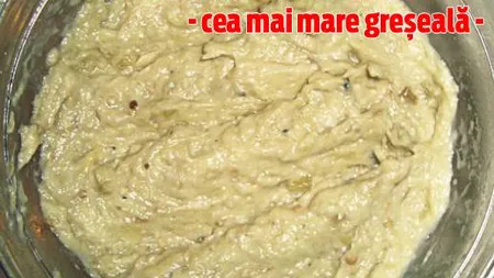 REŢETE POST: Salată de vinete cu usturoi, reţeta de post