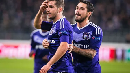 Stanciu, golul victoriei pentru Anderlecht în Europa League VIDEO