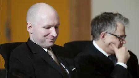 Criminalul din Norvegia: Un tribunal a decis că extremistului Anders Breivik nu i s-au încălcat drepturile omului