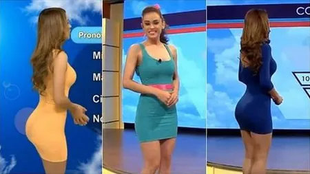 Cea mai sexy prezentatoare de la METEO s-a dezbrăcat pentru a-şi mulţumi cei 4 milioane de admiratori FOTO