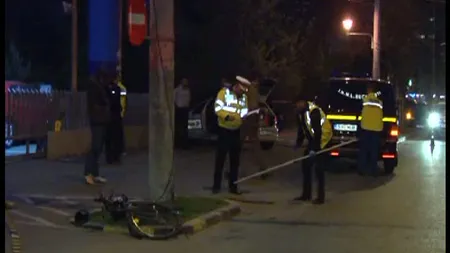 Accident bizar în Capitală. Un biciclist a murit după ce roata din faţă a făcut explozie VIDEO