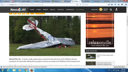 Tragedie aviatică în Florida. Un avion s-a prăbuşit pe aeroport VIDEO