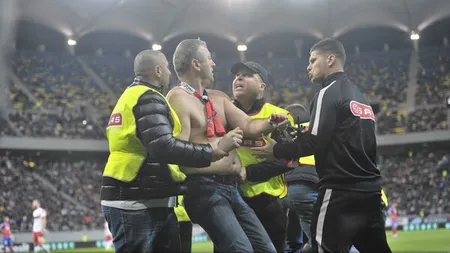 Dinamo riscă suspendarea terenului pentru 10 etape. Incidentele de la derby