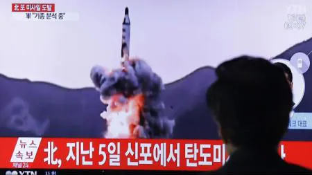 Coreea de Nord a testat duminică un nou tip de rachetă