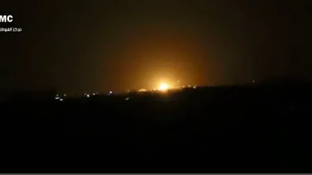 Explozie puternică în apropiere de aeroportul din Damasc