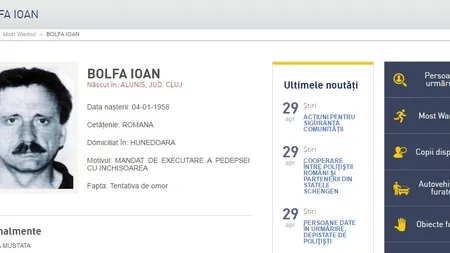 Un bărbat căutat de 16 ani pentru tentativă de omor, care era pe lista Most Wanted, adus în ţară din Turcia