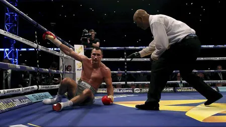 Vladimir Kliciko, facut KO de Joshua. VIDEO