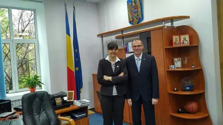 Laura Codruţa Kovesi, întâlnire cu ambasadorul Sloveniei la Bucureşti după capturarea lui Sebastian Ghiţă