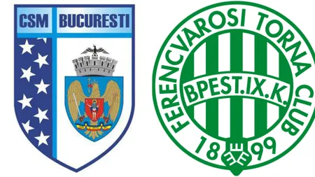 CSM BUCUREŞTI - FERENCVAROS 30-25 în prima manşă din sferturile de finală ale LIGII CAMPIONILOR