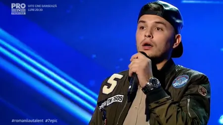 ROMÂNII AU TALENT 2017. Un poliţist a ridicat sala în picioare când a început să cânte melodia lui Eminem