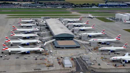 Probleme de securitate pe Aeroportul Heathrow: Zborurile au fost suspendate