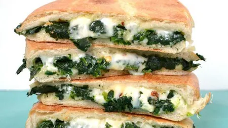 Aperitiv cu feta şi spanac, reţeta pas cu pas