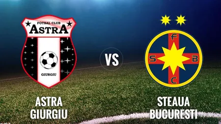 Dramatism în lupta pentru titlu. Steaua îşi păstrează şansele, după meciul de la Giurgiu