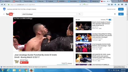 Întâmplare şocantă în ringul de box. Un antrenor l-a luat la bătaie pe boxerul rival VIDEO