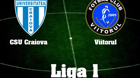 CSU CRAIOVA - VIITORUL 0-1: Hagi, aproape de titlu