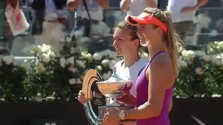 SIMONA HALEP a pierdut finala de Roma cu ELINA SVITOLINA, scor 6-4, 5-7, 1-6
