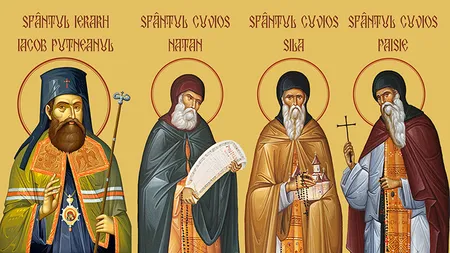 Patru mari Sfinţi, canonizaţi la Mănăstirea Putna