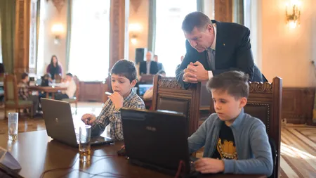 Preşedintele Klaus Iohannis a invitat 75 de copii cu nevoi speciale la Palatul Cotroceni