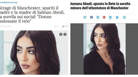 SORA atacatorului Salman Abedi: I-a răzbunat pe copiii morţi în Siria