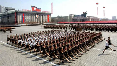 Nord-coreenii au ieşit în stradă. Acţiunea are legătură cu programul nuclear al Phenianului