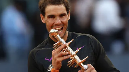 Rafael Nadal, jucătorul anului în tenisul mondial. A câştigat la Madrid şi a egalat un record al lui Djokovic