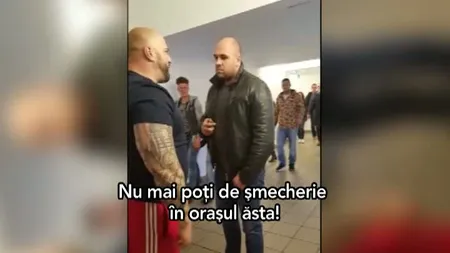 Scandal într-un mall. Un poliţist, ameninţat şi înjurat de un bodyguard: 