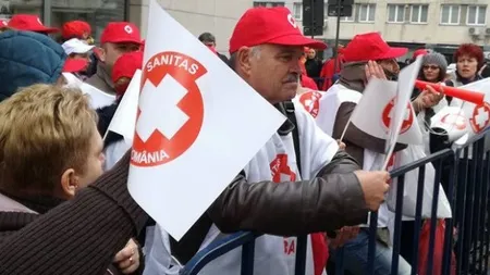 Sindicaliştii din sănătate au anunţat după negocierile de la Guvern că nu renunţă la proteste