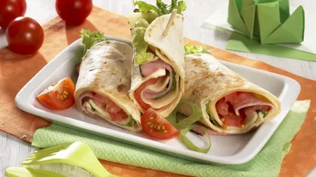Tortilla cu caşcaval afumat