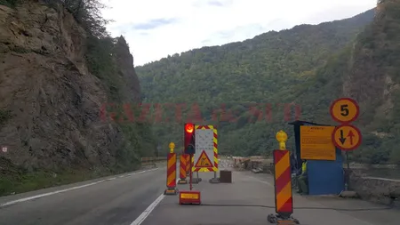 Trafic restricţionat pe Valea Oltului