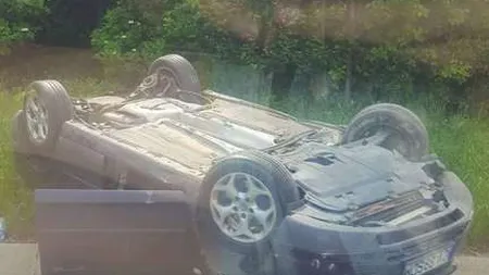 Accident grav pe DN1. Trei persoane au fost rănite VIDEO