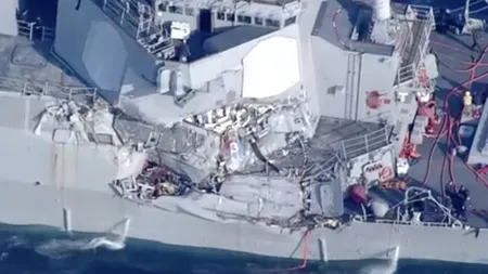 Coliziune între două nave, în Japonia. Şapte marinari americani sunt daţi dispăruţi în Pacific VIDEO