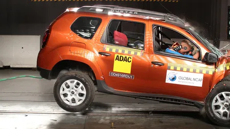 DEZASTRU pentru Duster la testele Global NCAP. Specialiştii i-au acordat 0 stele VIDEO