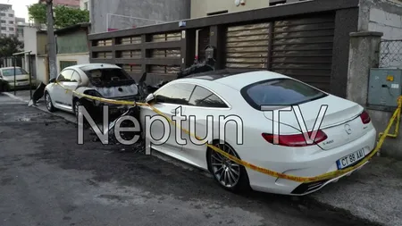 Atac mafiot în Constanţa. Un bolid de peste 130 de mii de euro a fost incendiat în toiul nopţii