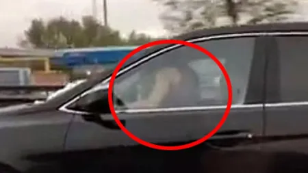 SEX şi ADRENALINĂ. Au fost filmaţi pe autostradă în timp ce întreţineau relaţii sexuale. VIDEO