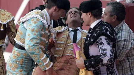 Toreador ucis de taur. Bărbatul s-a împiedicat în ring