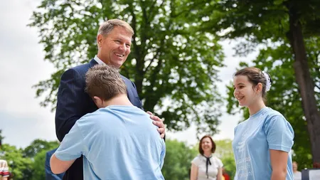 Klaus Iohannis a primit copiii de la Special Olympics România de 1 iunie