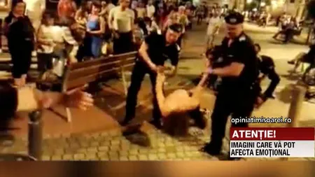 Tineri încătuşaţi la concertul aniversar Phoenix de la Timişoara