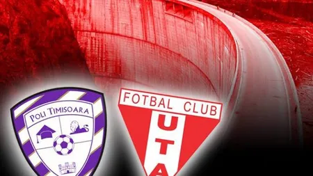 ACS Poli Timişoara rămâne în Liga 1. Bănăţenii au câştigat şi returul barajului cu UTA