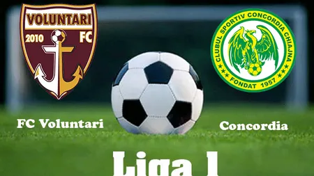 VOLUNTARI - CONCORDIA CHIAJNA 0-1 LIVE VIDEO ONLINE 2017 DIGI SPORT DOLCE SPORT