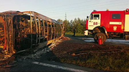 Accident de autocar în Rusia: 13 morţi