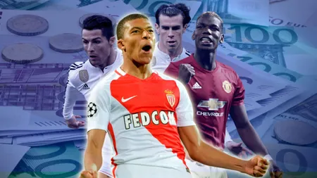 Kylian Mbappe, cel mai scump transfer din ISTORIA FOTBALULUI. Real Madrid plăteşte 180 de milioane de euro lui AS Monaco