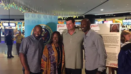 Fiica celebrului Jackie Robinson în România, la Baseball Festival, în Complexul Studenţesc Tei, din Bucureşti