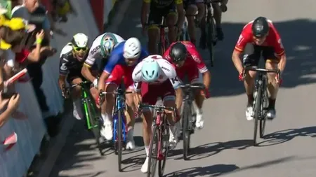 TURUL FRANŢEI 2017. Final dramatic de etapă, Cavendish a căzut pe linia de sprint, Sagan a fost exclus din Tur VIDEO