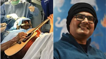 Performanţă miraculoasă. Un muzician a cântat patru ore la chitară, în timp ce era operat pe creier VIDEO