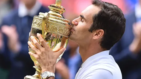 Roger Federer a câştigat Wimbledonul pentru a 8-a oară. Cilic a izbucnit în plâns în timpul finalei