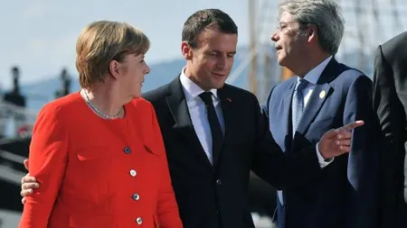 Angela Merkel şi Emmanuel Macron vor intensificarea cooperării şi reformarea zonei euro
