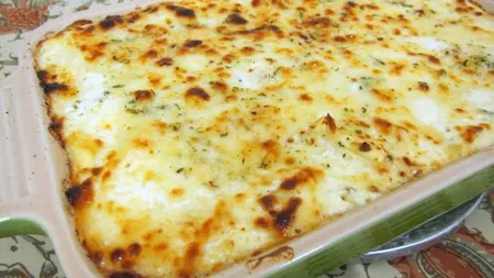 Paste gratinate cu şuncă şi telemea - Cea mai simplă reţetă